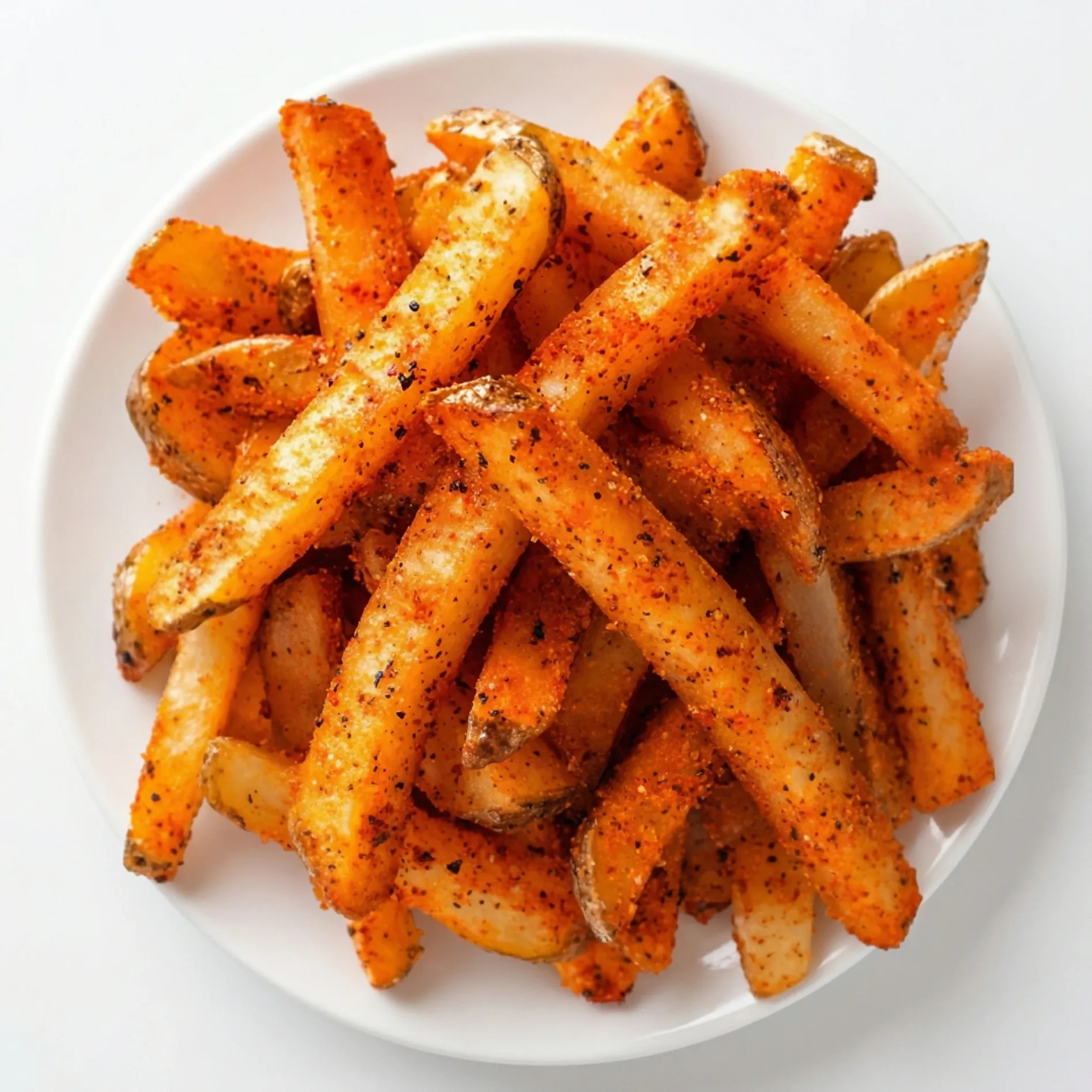 Golden masala fries at Shenny's in Calgary, AB